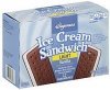 Wegmans ice cream sandwiches light, vanilla Calories