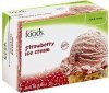 Lowes foods ice cream strawberry Calories