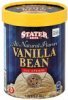 Stater Bros. ice cream vanilla bean Calories