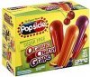 Popsicle ice pops sugar free, assorted Calories