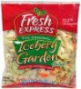 Fresh express iceberg garden salad iceberg lettuce, red cabbage & carrots Calories