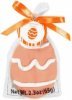 Boston Warehouse Cookies iced sugar cookie decorated with orange frosting white rabbit butterfly easter egg flower Calories