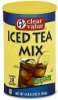 Clear Value iced tea mix Calories