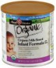 Private Selection infant formula organic milk based, with iron, 0-12 months Calories