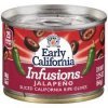 Early California infusions jalapeno sliced california ripe olives Calories