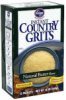 Kroger instant country grits natural butter flavor Calories