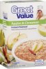 Great Value instant oatmeal apples & cinnamon Calories
