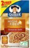 Quaker instant oatmeal cinnamon swirl Calories
