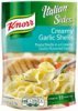 Knorr italian sides creamy garlic shell Calories