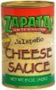 Zapata jalapeno cheese sauce spicy Calories