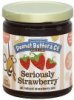 Peanut Butter & Co. jam seriously strawberry Calories