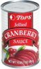 Tops jellied cranberry sauce Calories
