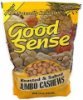 Good Sense jumbo cashews roasted & salted Calories