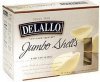 Delallo jumbo shells for stuffing Calories