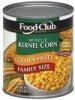 Food Club kernel corn whole, golden sweet, family size Calories
