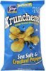 Krunchers! kettle cooked potato chips sea salt & cracked pepper Calories