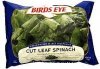 Birds Eye leaf spinach cut Calories