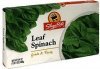 ShopRite leaf spinach Calories