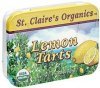 St. Claire's Organics lemon tarts Calories