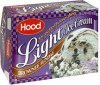 Hood light ice cream brownie sundae Calories