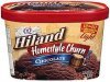 Hiland light ice cream homestyle churn chocolate Calories