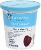 Lucerne light yogurt black cherry Calories