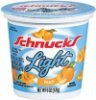 Schnucks  light yogurt peach Calories