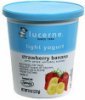 Lucerne light yogurt strawberry banana Calories