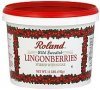 Roland lingonberrries lingonberries, wild swedish, stirred with sugar Calories