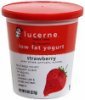 Lucerne low fat yogurt strawberry Calories