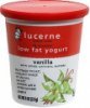 Lucerne low fat yogurt vanilla Calories