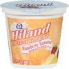 Hiland lowfat strawberry banana yogurt Calories