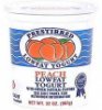Stater Bros. lowfat yogurt, peach Calories