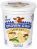 Brown Cow lowfat yogurt vanilla Calories