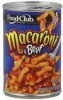 Food Club macaroni & beef Calories