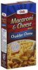 Cub macaroni & cheese dinner cheddar cheese Calories