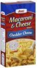 Jewel macaroni & cheese dinner cheddar cheese Calories