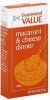 Guaranteed Value macaroni & cheese dinner Calories