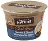 Back To Nature macaroni & cheese microwaveable dinner whole grain Calories