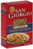 San Giorgio macaroni elbow Calories