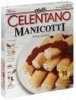 Celentano manicotti with sauce, value pack Calories