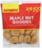 Sathers maple nut goodies Calories