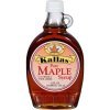 Kallas maple syrup pure Calories