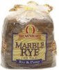 Brownberry marble rye bread rye & pump Calories