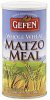Gefen matzo meal whole wheat Calories