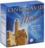 King David matzos Calories