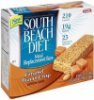 South Beach Diet meal replacement bars caramel peanut crisp Calories