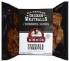 Aidells meatballs chicken, teriyaki & pineapple Calories