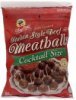 ShopRite meatballs italian style beef, cocktail size Calories