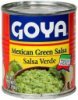Goya mexican green salsa Calories